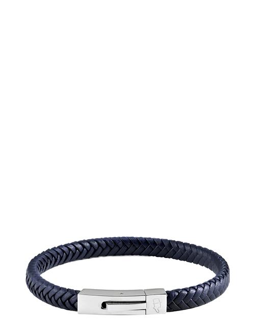 Leather Bracelet Singel Edd. Navy