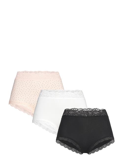 Lindex Brief High Emelie Ditsy 3 Pack Lindex Pink