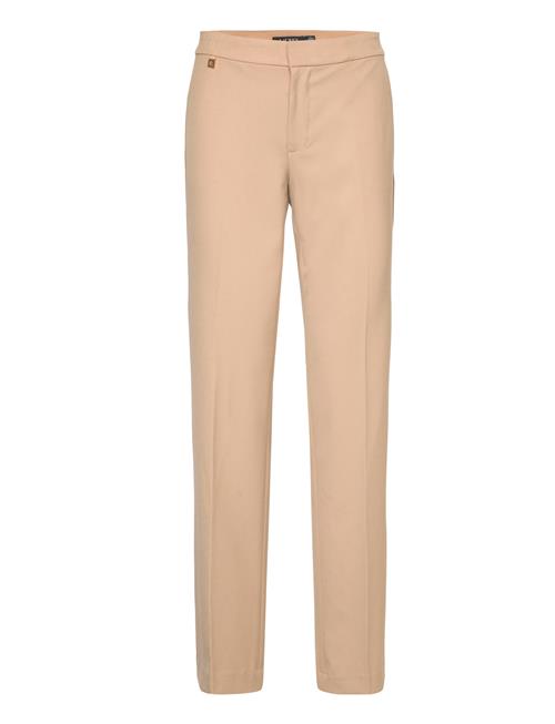 Se Lauren Ralph Lauren Straight-Leg Trouser Lauren Ralph Lauren Beige ved Booztlet