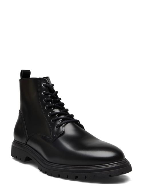 Se Bianco Biagil Lace Up Boot Polido Bianco Black ved Booztlet