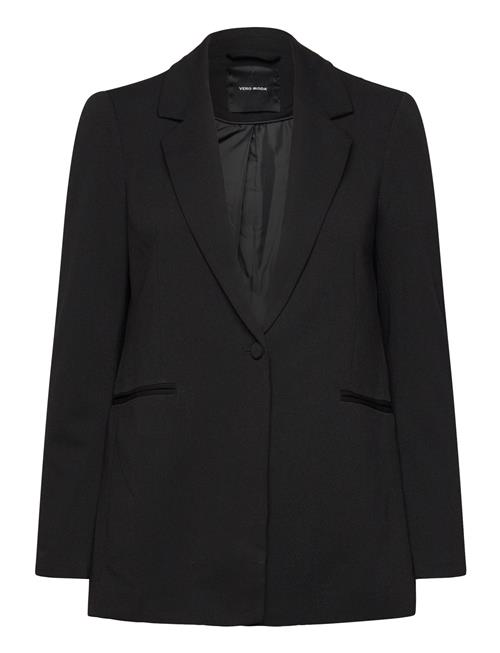 Se Vero Moda Vmsara Ls Loose Long Single Blazer Boo Vero Moda Black ved Booztlet