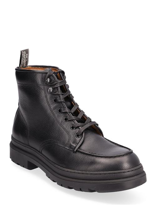 Polo Ralph Lauren Leather Lace-Up Boot Polo Ralph Lauren Black