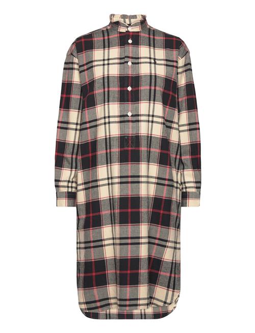 Plaid Cotton Twill Shirtdress Polo Ralph Lauren Beige