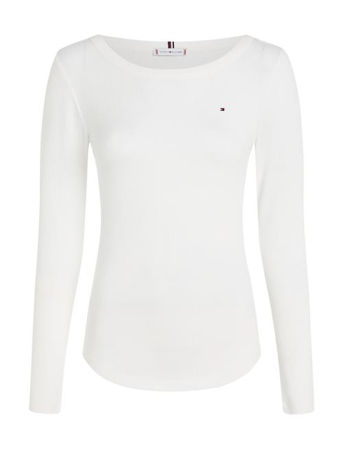 Tommy Hilfiger Slim 5X2 Rib O-Nk Ls Tommy Hilfiger White