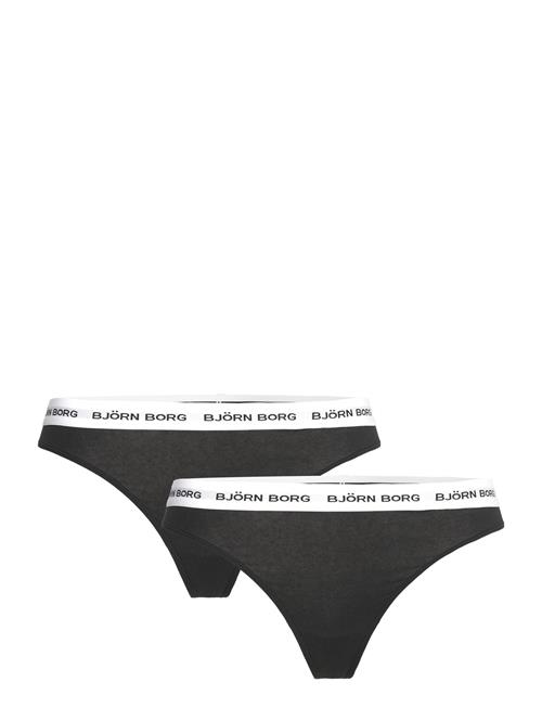 Björn Borg Core Logo Thong 2P Björn Borg Black