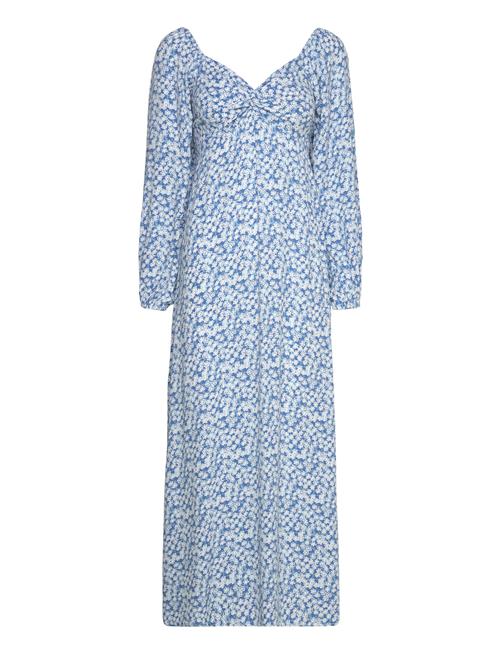 Faithfull The Brand Yuliana Midi Dress Faithfull The Brand Blue