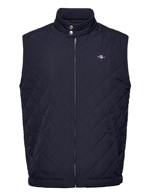 Se GANT Quilted Windcheater Vest GANT Navy ved Booztlet