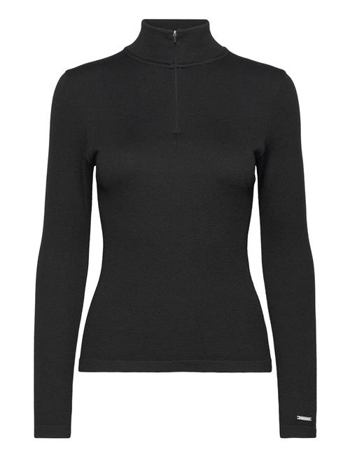 Se aim´n Ribbed Wool Half Zip Aim´n Black ved Booztlet