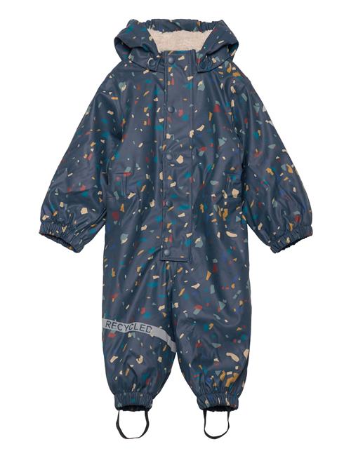 Pu Aop Rain Suit Teddy Rec Mikk-line Blue