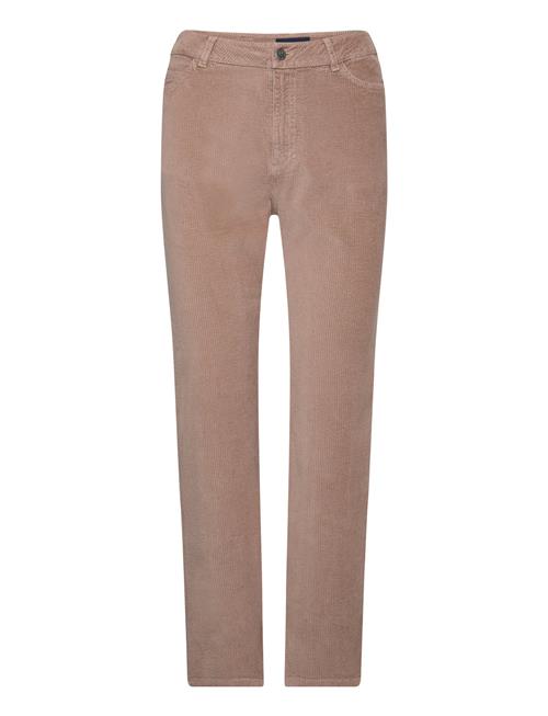 Se Lexington Clothing Natalia High-Rise Straight-Leg Corduroy Pants Lexington Clothing Brown ved Booztlet