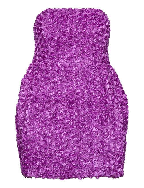 ROTATE Birger Christensen 3D Flower Mini Dress ROTATE Birger Christensen Purple