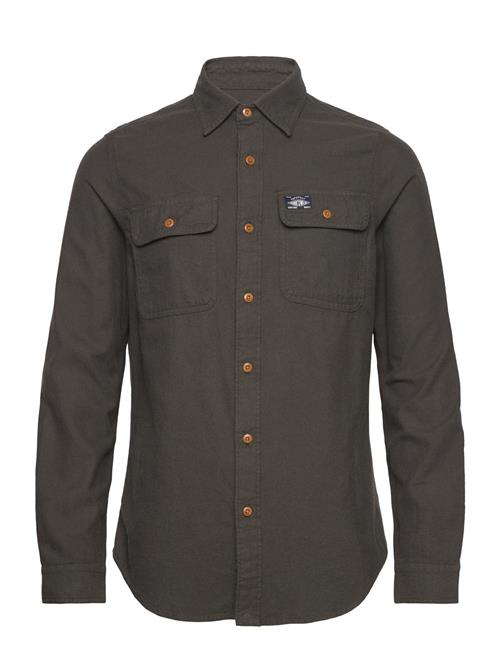 Superdry Flannel Workwear Shirt Superdry Green