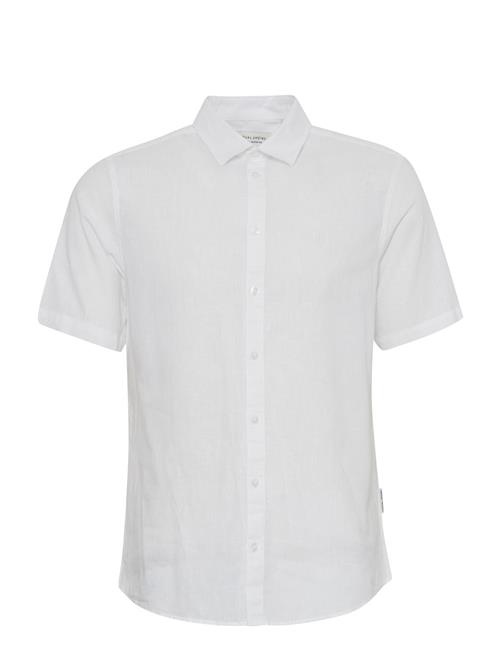 Casual Friday Cfaksel Ss Linen Mix Shirt Casual Friday White