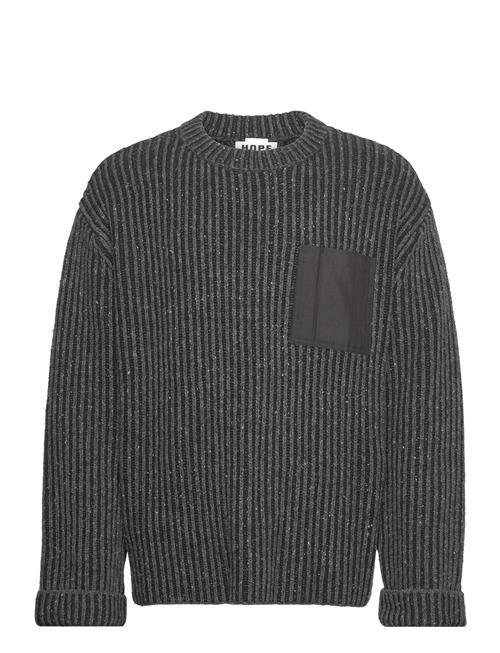 Hope Heavy Rib-Knit Sweater Hope Black