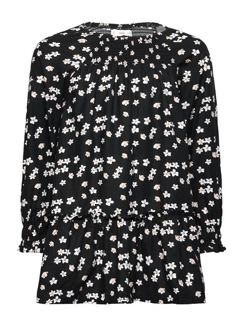 Mango Floral Print Dress Mango Black