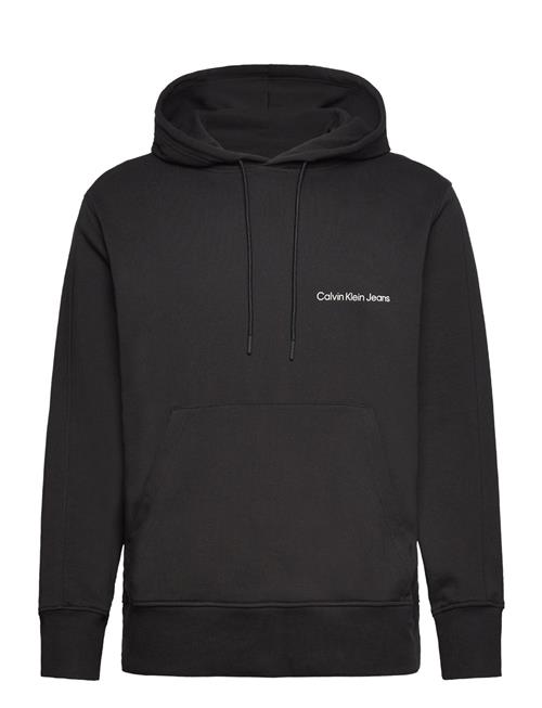 Se Calvin Klein Jeans Institutional Hoodie Calvin Klein Jeans Black ved Booztlet