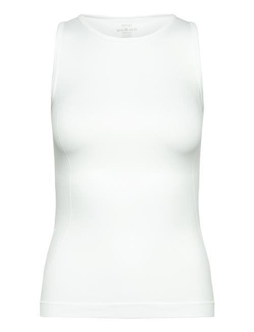 Women Seamless Tank Top "Rib" ZEBDIA White