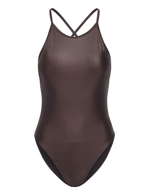 Cross-Back Swimsuit Filippa K Brown