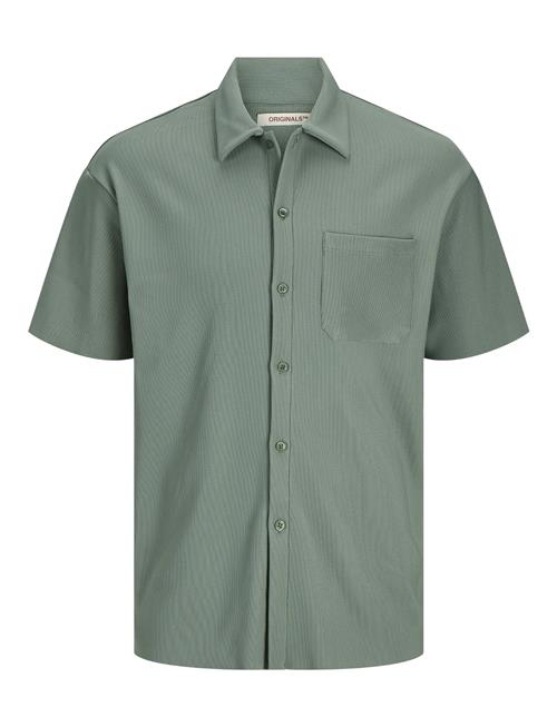 Jack & Jones Jormykonos Plisse Resort Ss Shirt Jack & J S Green