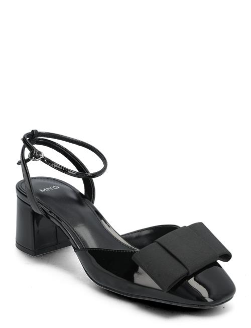 Patent Leather Bow Shoe Mango Black