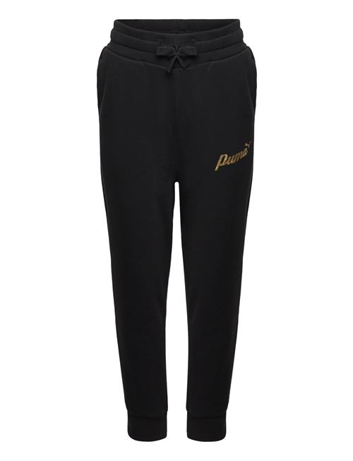 Ess+ Script Metallic Pants Fl G PUMA Black