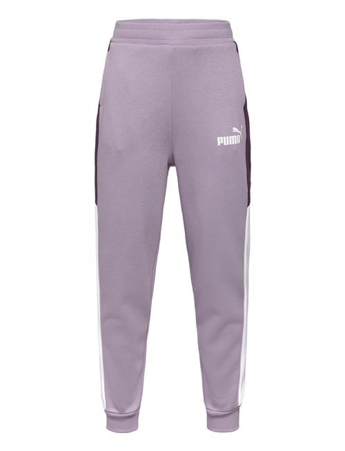 Se PUMA Puma Power Sweatpants Fl G PUMA Purple ved Booztlet