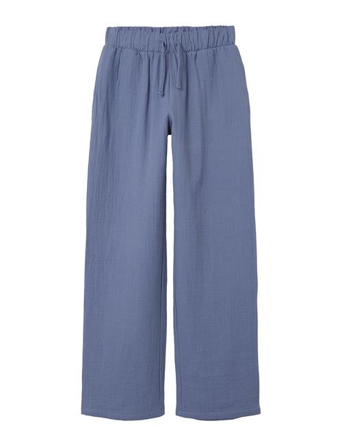 LMTD Nlfhussa String Straight Pant LMTD Blue