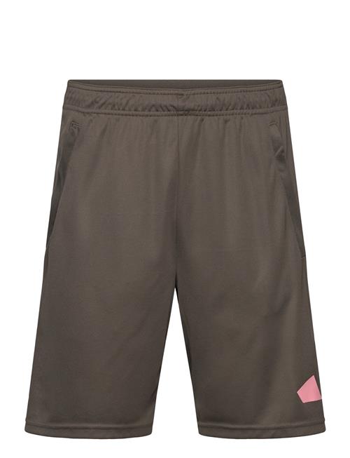 Adidas Train Essentials Logo Training Short Adidas Performance Brown