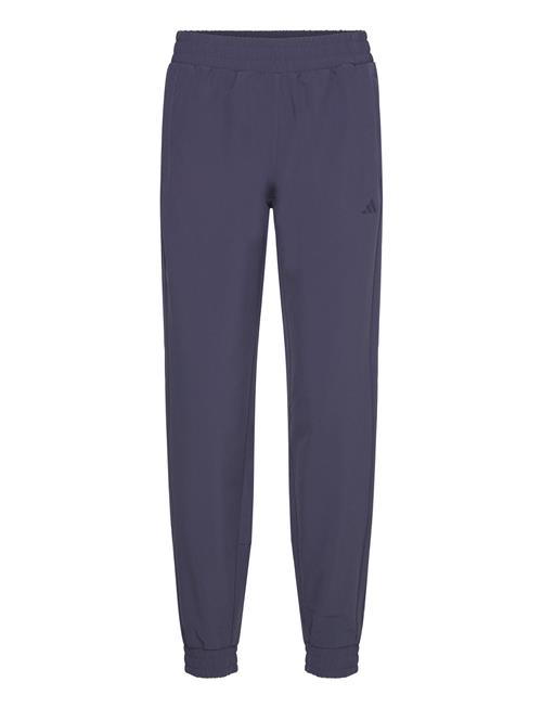 Se adidas Performance Pacer All Gym 3 Stripes Woven Mid Rise Pant Adidas Performance Navy ved Booztlet