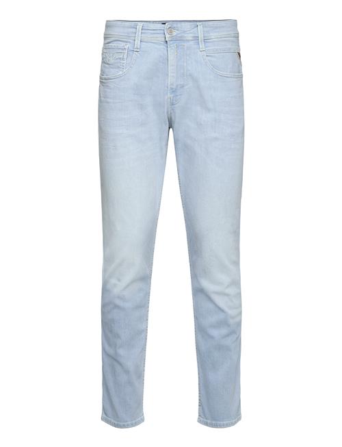 Se Replay Anbass Trousers Slim 573 Online Replay Blue ved Booztlet