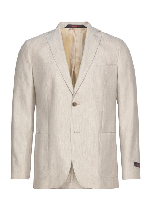 Archie Linen Suit Jkt Morris Cream