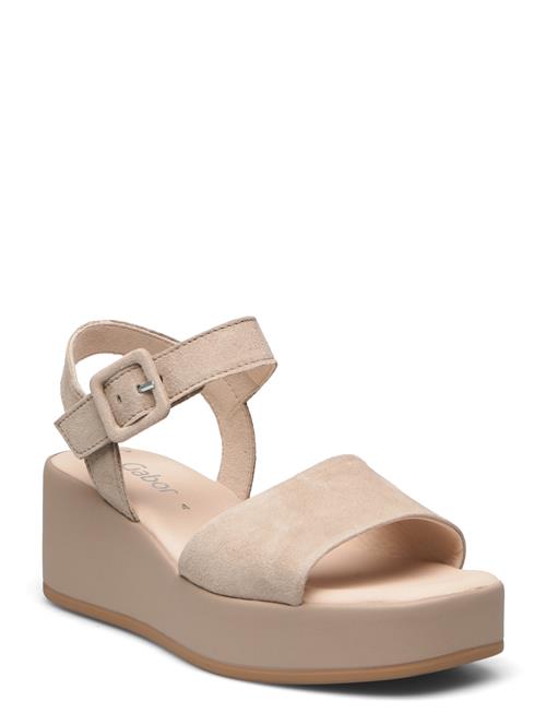 Gabor Wedge Sandal Gabor Beige