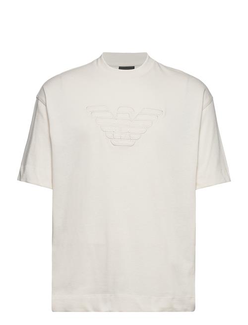 Se Emporio Armani T-Shirt Emporio Armani Cream ved Booztlet