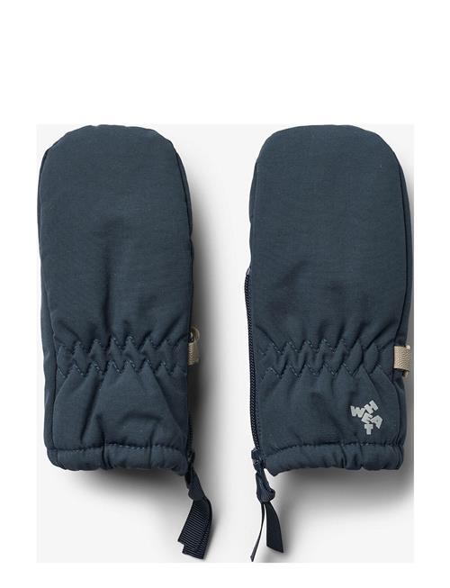 Wheat Mittens Zipper Tech Wheat Navy