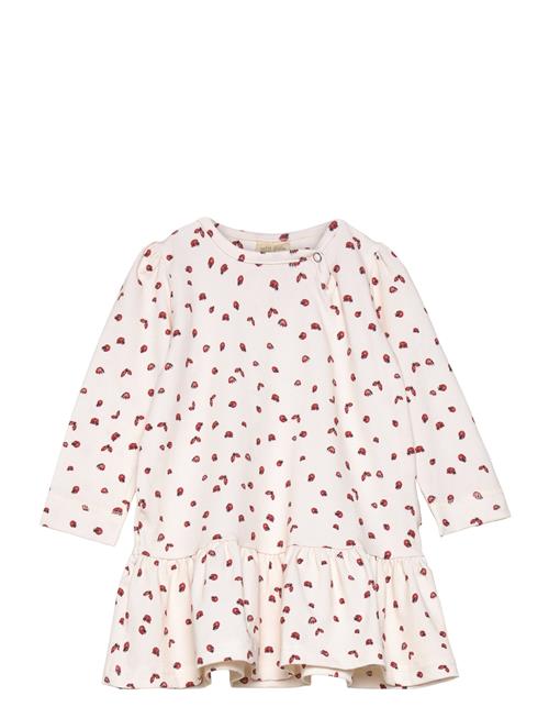 Petit Piao Dress L/S Gather Printed Petit Piao Patterned