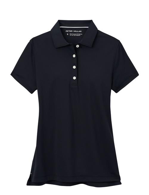 Peter Millar Short Sleeve Button Polo Peter Millar Black