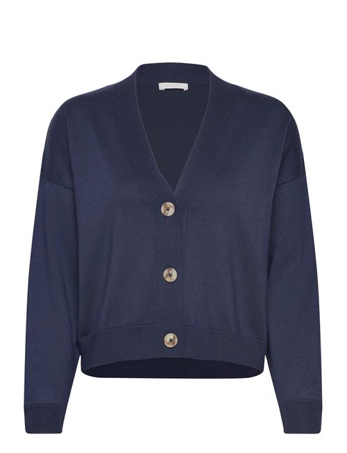 Se Bar Sa Knit Cardigan Tamaris Apparel Blue ved Booztlet