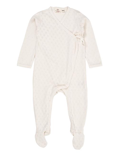 Copenhagen Colors Pointelle Cross-Over Full Body Copenhagen Colors Cream