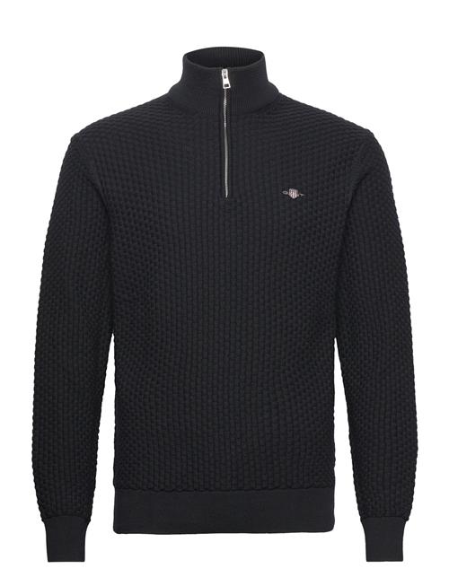 GANT Cotton Texture Halfzip GANT Black