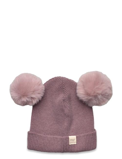 Bergen Hat - Pompons Mp Denmark Purple