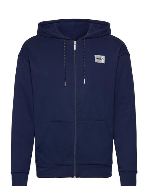 Se HUGO Silver Logo Jacket H HUGO Navy ved Booztlet