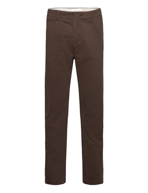 Knowledge Cotton Apparel Chuck Regular Chino Twill Pants - G Knowledge Cotton Apparel Brown