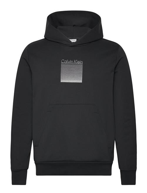 Se Calvin Klein Ombre Embroidered Logo Hoodie Calvin Klein Black ved Booztlet