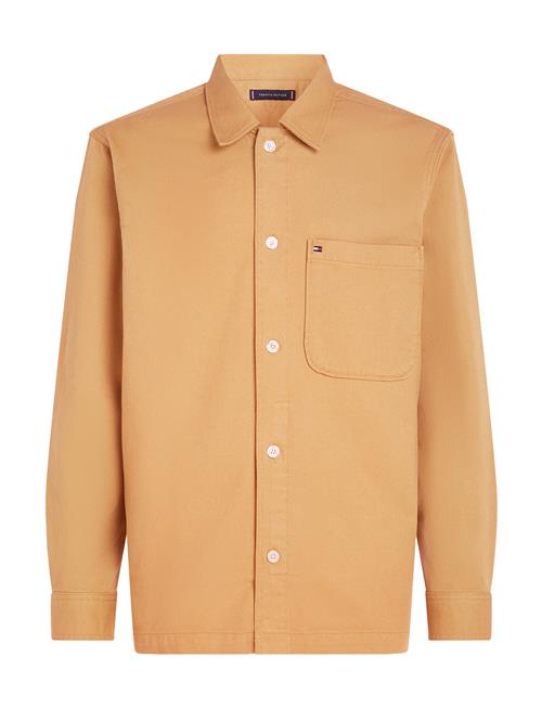 Tommy Hilfiger Twill Shirt Jacket Tommy Hilfiger Orange