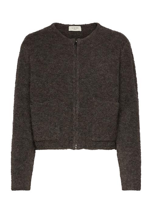 NORR Filine Knit Cardigan NORR Brown