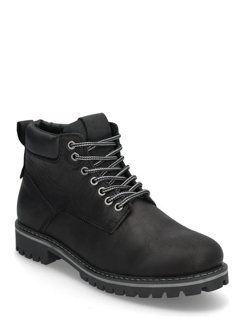 Jack & Jones Jfwqueensway Leather Boot Sn Jack & J S Black