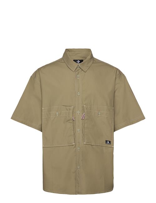 Converse Wordmark Utility Shirt Converse Green