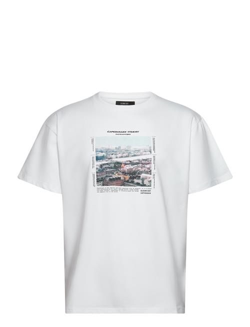 Sortedamssøen Organic T-Shirt Clean Cut Copenhagen White