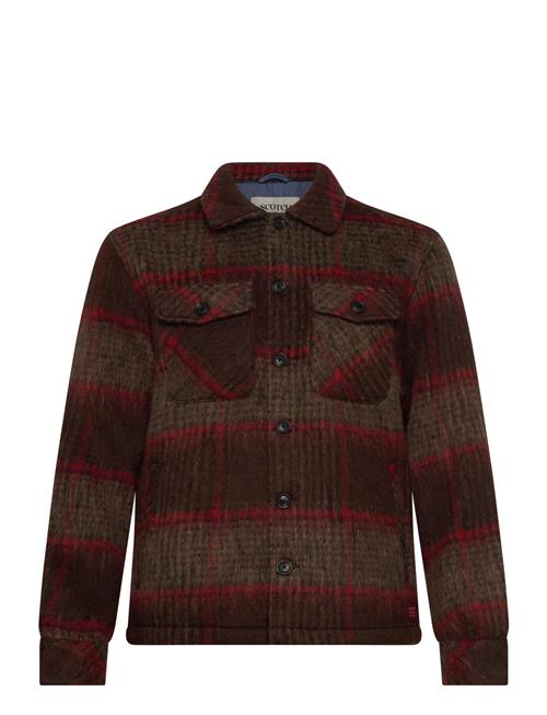 Scotch & Soda Brushed Wool Blend Overshirt Scotch & Soda Brown