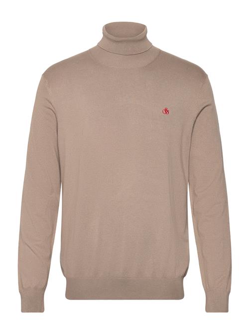 Scotch & Soda Turtleneck Viscose Sweater Scotch & Soda Beige